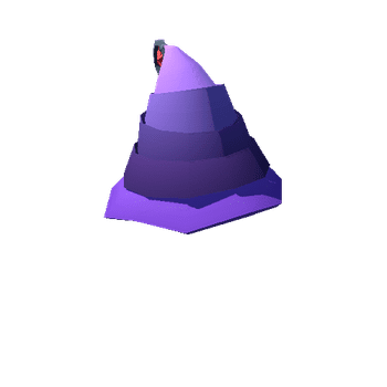Wizard Hat 09 Purple